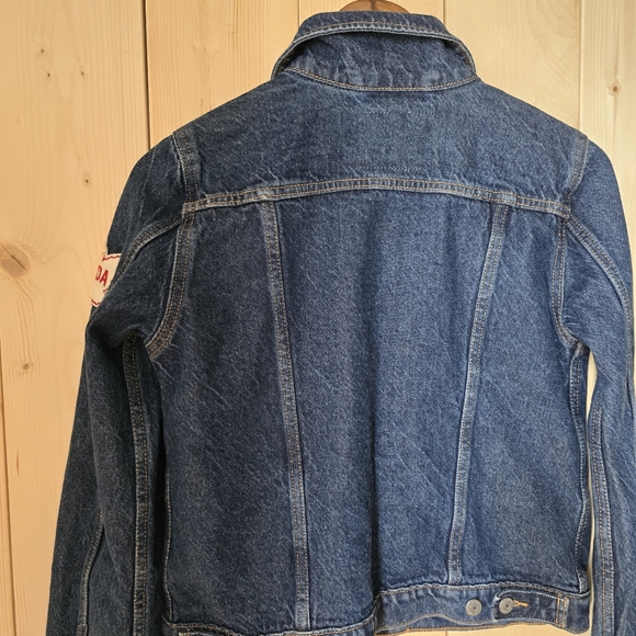 Levi Strauss Denim Trucker Jean Jacket Womens Medium - Picture 10 of 12